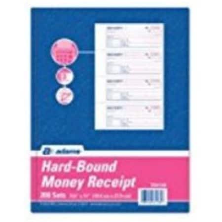 Easy-To-Organize CARDINAL BRANDS AB  Adams Hardbound Receipt Book 3-Part - Carbonless - White And Canary EA3767602